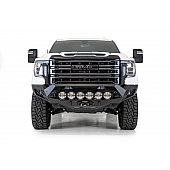 Addictive Bumper Powder Coated Black Steel Front - Mounts For Dual Light Bars Or Round Lights - F460053500103