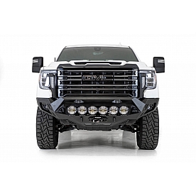 Addictive Bumper Powder Coated Black Steel Front - Mounts For Dual Light Bars Or Round Lights - F460053500103