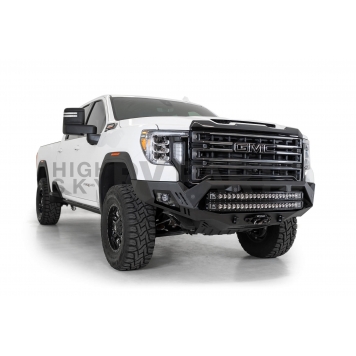 Addictive Bumper Powder Coated Black Steel Front - Mounts For Dual Light Bars Or Round Lights - F460053500103-1