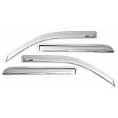 Auto Ventshade (AVS) Rainguard - Chrome Plated Acrylic Set Of 4 - 684155