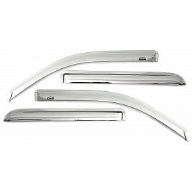 Auto Ventshade (AVS) Rainguard - Chrome Plated Acrylic Set Of 4 - 684155