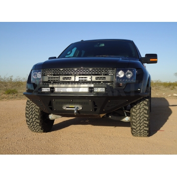 Addictive Bumper Stealth Fighter Powder Coated Black Steel - F011052520103-2