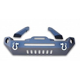 DV8 Bumper Modular Type High Clearance Hammer Forged Steel Black - FBSHTB-17
