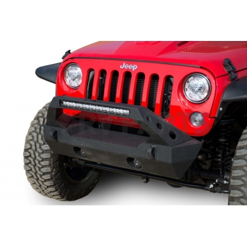 DV8 Bumper Modular Type Steel Black With 20 Inch Light Bar - FBSHTB-25