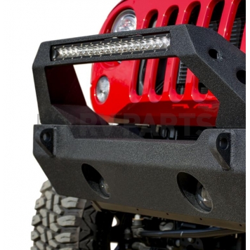 DV8 Bumper Modular Type Steel Black With 20 Inch Light Bar - FBSHTB-25-1