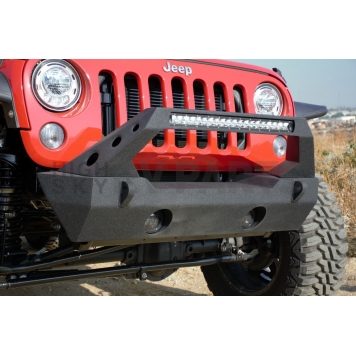 DV8 Bumper Modular Type Steel Black With 20 Inch Light Bar - FBSHTB-25-2