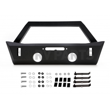 Rampage Bumper Trailcrawler 1-Piece Design Steel Black - 99514