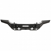 Rugged Ridge Heavy Duty Off-Road Bumper 1-Piece Design Steel Black - 11540.31