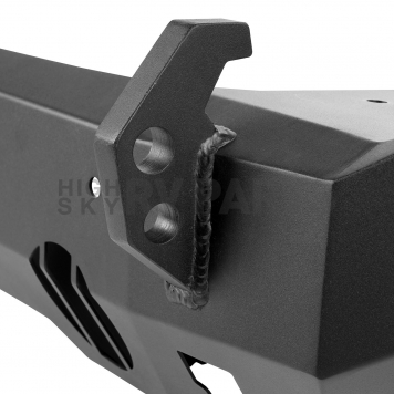 Rugged Ridge Heavy Duty Off-Road Bumper 1-Piece Design Steel Black - 11540.31-3