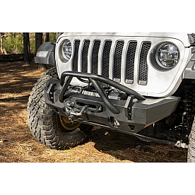 Rugged Grille Guard Hoop Powder Coated Black Steel - 11540.61