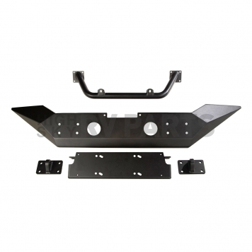 Rugged Ridge Bumper SPARTAN 1-Piece Design Steel Black - 11548.41