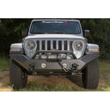 Rugged Ridge Bumper SPARTAN 1-Piece Design Steel Black - 11548.41-3