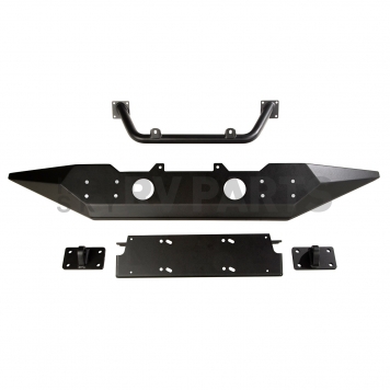 Rugged Ridge Bumper SPARTAN 1-Piece Design Steel Black - 11548.42