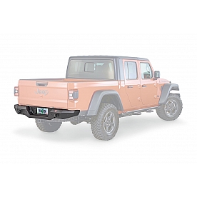 Warn Bumper Elite Series 1-Piece Design Steel Black - 106300