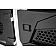 Addictive Door - Lower Half Powder Coated Black Steel Set Of 2 - D961652NA0103