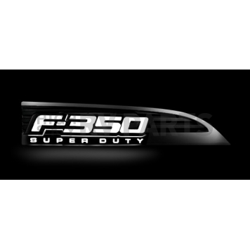 Recon Accessories Emblem - F-350 Super Duty Fenders - 264186WHBK