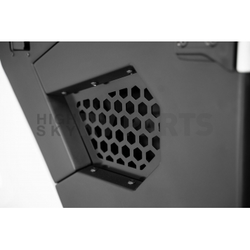 Addictive Door - Lower Half Powder Coated Black Steel Set Of 2 - D961654NA0103-2