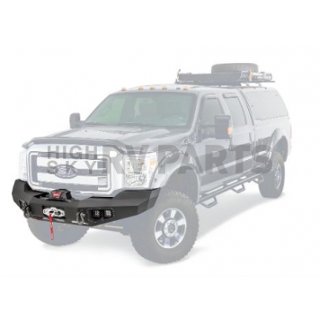 Warn Bumper Ascent 1-Piece Design Steel Black - 100917