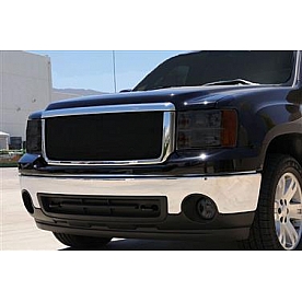 T-Rex Truck Products Grille Insert - Mesh Rectangular Black Powder Coated Steel - 46206