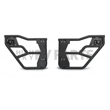 Warn Door - Tubular Lower Half Powder Coated Black Steel Set Of 2 - 103102