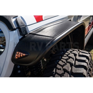Bushwacker Fender Flare - Black Thermoplastic Olefin-TPO Textured Set Of 4 - 10928-07
