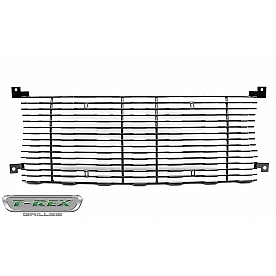T-Rex Grille Insert - Horizontal Bar Aluminum Black Powder Coated - 6204931