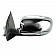 K-Source Exterior Mirror Manual OEM Black Single - 60626C