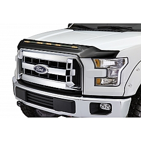Auto Ventshade Bug Shield - Thermoplastic Olefin (TPO) Black Textured Matte - 753156