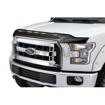 Auto Ventshade Bug Shield - Thermoplastic Olefin (TPO) Black Textured Matte - 753156