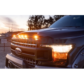 Auto Ventshade Bug Shield - Thermoplastic Olefin (TPO) Black Textured Matte - 753156-2