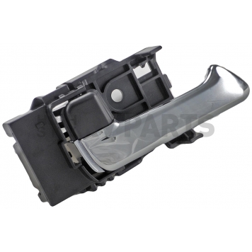 Help! By Dorman Interior Door Handle - Plastic Silver Lever With Black Knob Single - 82002-2