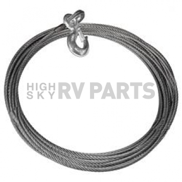 Warn Winch Cable - 14400 Pounds 98 Feet Galvanized Aircraft Steel - 27569