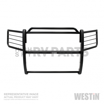 Westin Automotive Grille Guard 1-1/2 Inch Black Powder Coated Steel - 40-2375