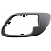 Help! By Dorman Interior Door Handle Bezel - Gray Plastic - 81923