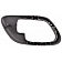 Help! By Dorman Interior Door Handle Bezel - Gray Plastic - 81923
