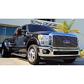 T-Rex Grille Insert - Horizontal Bar Aluminum Polished - 20546