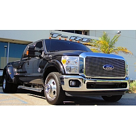 T-Rex Grille Insert - Horizontal Bar Aluminum Polished - 20546