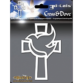 Cruiser Decal - Cross And Dove - 83503