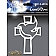 Cruiser Decal - Cross And Dove - 83503