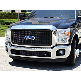 T-Rex Grille Insert - Mesh Steel Black Powder Coated - 51546