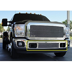 T-Rex Bumper Grille Insert Mesh Polished Silver Stainless Steel - 55546