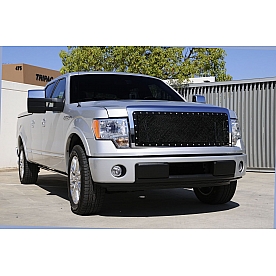 T-Rex Grille Insert - Mesh Steel Black Powder Coated - 6715461