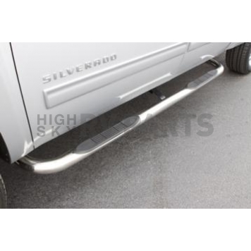 Lund Nerf Bar Steel Round 3 Inch - Curved - 23083400