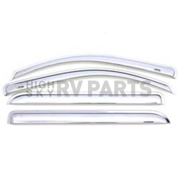 Auto Ventshade (AVS) Rainguard - Chrome Plated Acrylic Set Of 4 - 684485