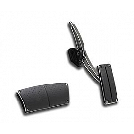 Clayton Machine Works Accelerator Pedal - Aluminum Black - TA206BKA3
