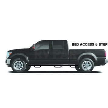 N-Fab Nerf Bar - Truck Wheel to Wheel Polished Stainless Steel Round - HPF99105CC-6-SS-2