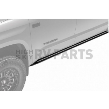 N-Fab Rocker Panel Guard - Black Round Tube Textured Powder Coat Steel - J194TRKRS4-1