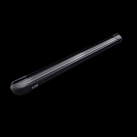 Romik USA Running Board Black Anodized Aluminum Stationary - 20052419
