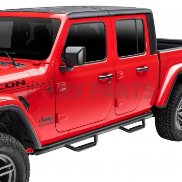 Rugged Ridge Nerf Bar 3 Inch Black Textured Powder Coated Steel - 11596.12