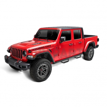 Rugged Ridge Nerf Bar 3 Inch Black Textured Powder Coated Steel - 11596.12-1